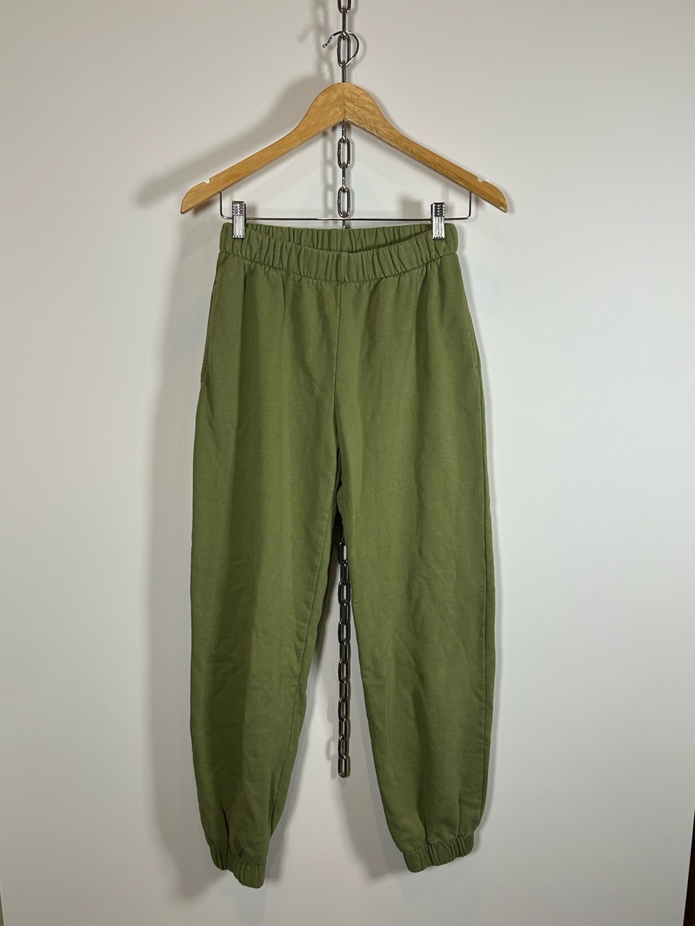 John Galt Rosa Sweatpants in Olive Green